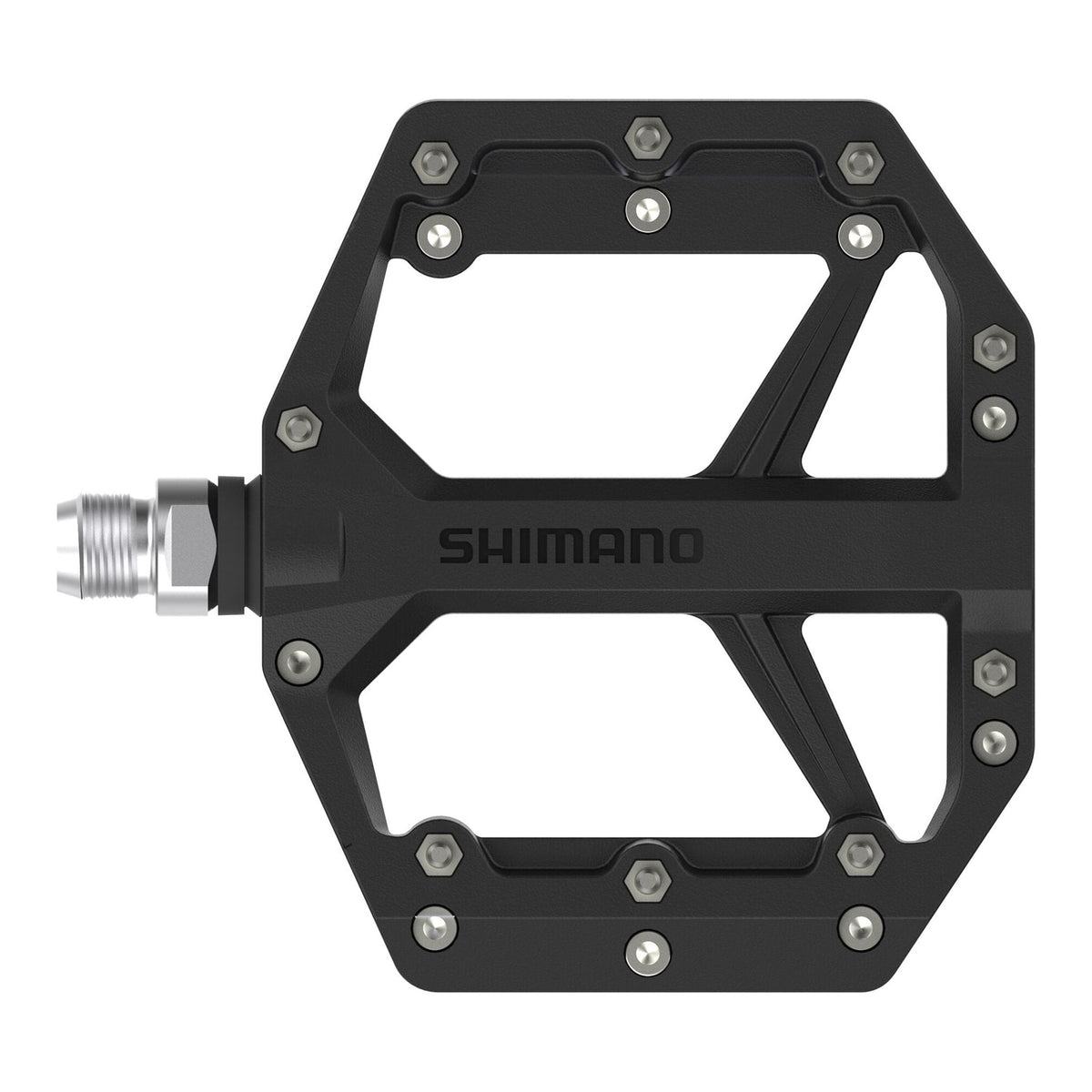 Shimano PD GR400 Resin Flat Mountain Bike Pedals High on Bikes