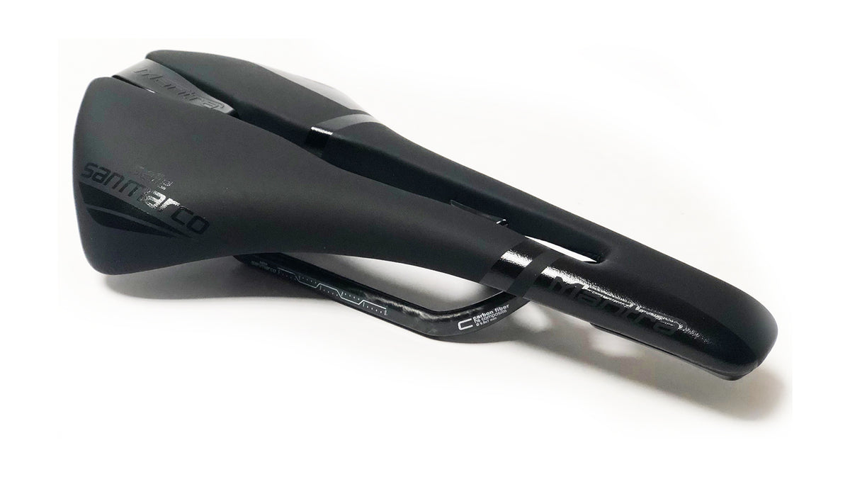 Selle San Marco Mantra Open-Fit Seat - Carbon-FX - Black - Narrow