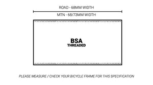 Praxis Bottom Bracket Threaded BSA 68/73mm to M24 / Sram GXP / ISIS2