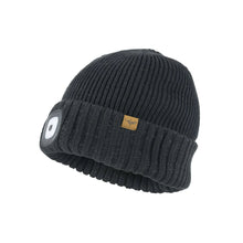 Load image into Gallery viewer, SealSkinz Heydon Waterproof Cold Weather LED Roll Cuff Beanie