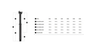 Crankbrothers Highline 3 Dropper 100mm Drop Seatpost