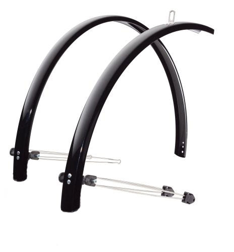 SKS Commuter Hybrid Road Bike Mudguards 45mm High on Bikes