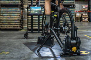 Saris M2 Wheel on Smart Turbo Trainer High on Bikes